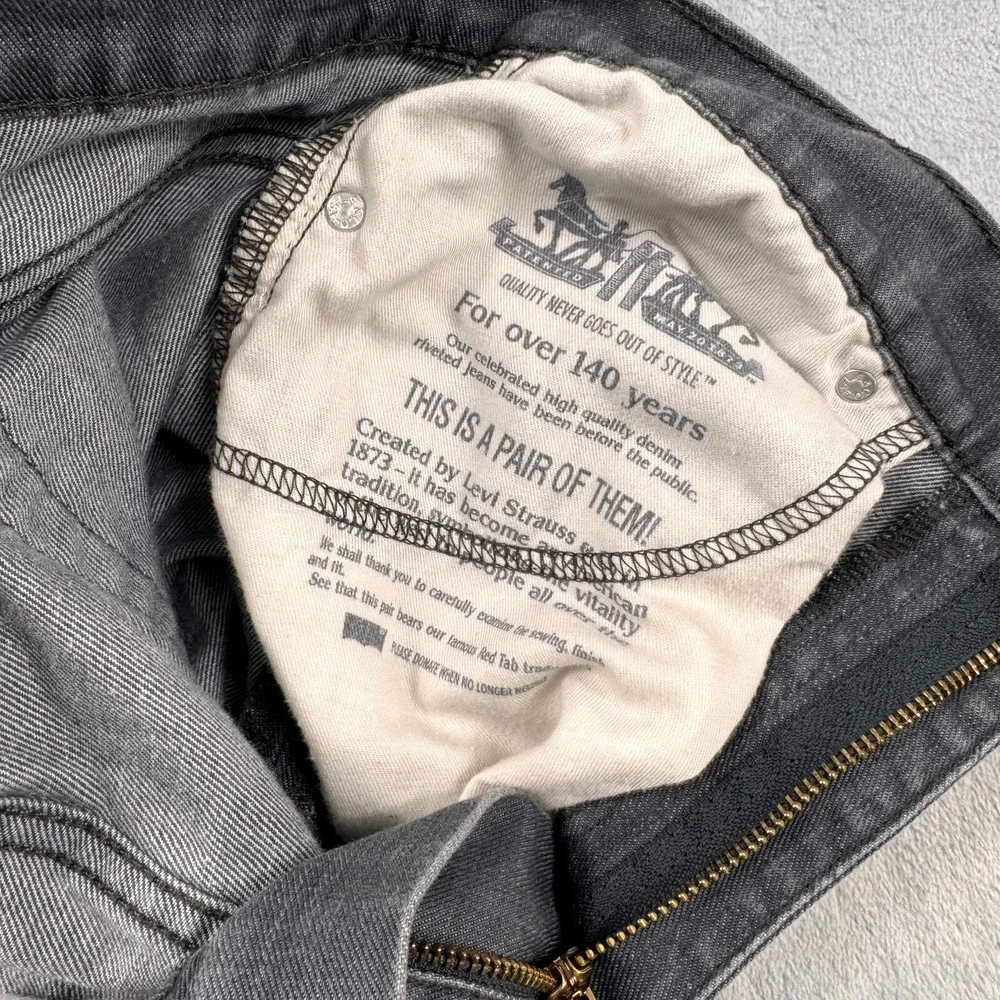 Levi's 510 Jeans Men's 32x34 Gray‎ Skinny Fit Denim Stretch Pants